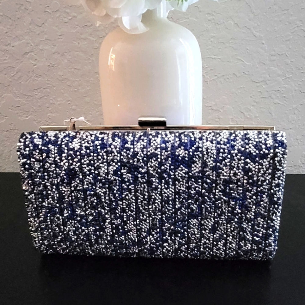 Blue -Hard shell clutch